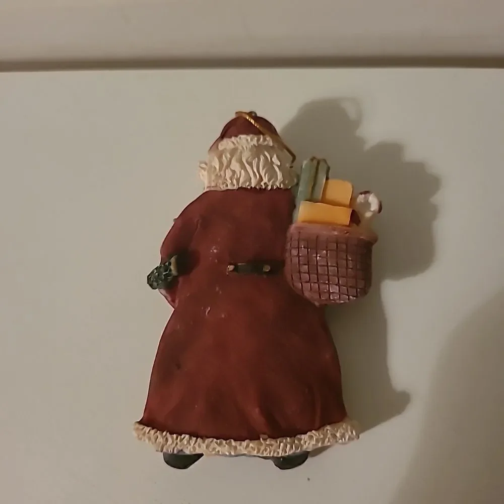 Vintage Santa Ornament #5